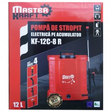 Pompă de stropit electrică (Vermorel) 12L Master Kraft KF-12C-8R