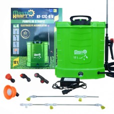 Pompă de stropit electrică (Vermorel) 12L Master Kraft KF-12C-8V