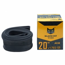Cameră de bicicletă 20x1.75/2.125 AV48 BLACK CAT