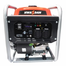 Generator curent inverter HWASDAN H3750i, 7 CP, 3000 W, stabilizator de tensiune AVR, 2 x 230 V, 1 x 12 V, protectie suprasarcina, 15 h autonomie maxima, benzina
