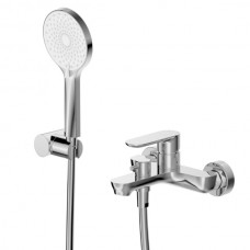 Set Baterie Baie/Duș, OLIM Design, Seria NOVA, Material INOX SUS304, Aerator NEOPERL Switzerland, Cartuș Ceramic, Crom