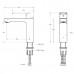 Set Baterie lavoar baie, OLIM Design, Seria NOVA, Material INOX SUS304, Aerator NEOPERL Switzerland, Cartuș Ceramic, Crom