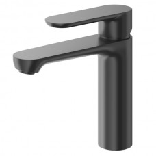 Set Baterie lavoar baie, OLIM Design, Seria NOVA, Material INOX SUS304, Aerator NEOPERL Switzerland, Cartuș Ceramic, Negru Mat