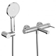 Set Baterie Baie/Duș, OLIM Design, Seria RELAX, Material INOX SUS304, Aerator NEOPERL Switzerland, Cartuș Ceramic, Crom