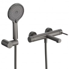 Set Baterie Baie/Duș, OLIM Design, Seria RELAX, Material INOX SUS304, Aerator NEOPERL Switzerland, Cartuș Ceramic, Gun Metal