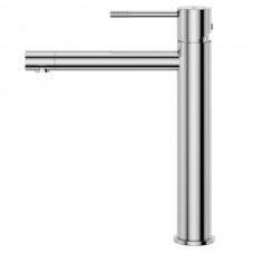 Set Baterie lavoar baie, OLIM Design, Seria RELAX, Material INOX SUS304, Aerator NEOPERL Switzerland, Cartuș Ceramic, Crom