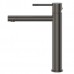 Set Baterie lavoar baie, OLIM Design, Seria RELAX, Material INOX SUS304, Aerator NEOPERL Switzerland, Cartuș Ceramic, Gun Metal