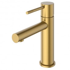 Set Baterie lavoar baie, OLIM Design, Seria RELAX, Material INOX SUS304, Aerator NEOPERL Switzerland, Cartuș Ceramic, Aur Polisat