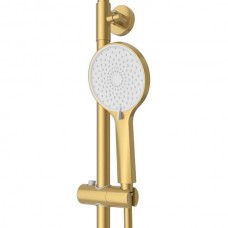 Set Coloană Duș, OLIM Design, Seria NOVA, Material INOX SUS304, Aerator NEOPERL Switzerland, Cartuș Ceramic, Aur Polisat