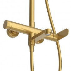 Set Coloană Duș, OLIM Design, Seria NOVA, Material INOX SUS304, Aerator NEOPERL Switzerland, Cartuș Ceramic, Aur Polisat