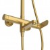 Set Coloană Duș, OLIM Design, Seria NOVA, Material INOX SUS304, Aerator NEOPERL Switzerland, Cartuș Ceramic, Aur Polisat