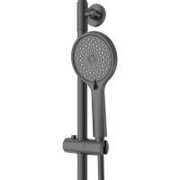 Set Coloană Duș, OLIM Design, Seria NOVA, Material INOX SUS304, Aerator NEOPERL Switzerland, Cartuș Ceramic, Negru Mat