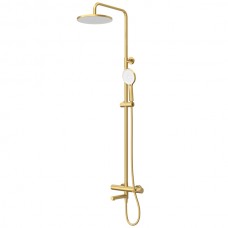 Set Coloană Duș, OLIM Design, Seria RELAX, Material INOX SUS304, Aerator NEOPERL Switzerland, Cartuș Ceramic, Aur Polisat