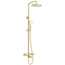 Set Coloană Duș, OLIM Design, Seria RELAX, Material INOX SUS304, Aerator NEOPERL Switzerland, Cartuș Ceramic, Aur Polisat