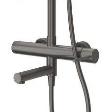 Set Coloană Duș, OLIM Design, Seria RELAX, Material INOX SUS304, Aerator NEOPERL Switzerland, Cartuș Ceramic, Gun Metal