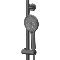 Set Coloană Duș, OLIM Design, Seria RELAX, Material INOX SUS304, Aerator NEOPERL Switzerland, Cartuș Ceramic, Negru Mat
