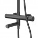 Set Coloană Duș, OLIM Design, Seria RELAX, Material INOX SUS304, Aerator NEOPERL Switzerland, Cartuș Ceramic, Negru Mat