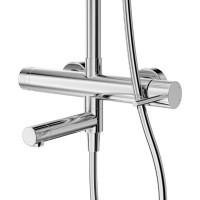 Set Coloană Duș, OLIM Design, Seria RELAX, Material INOX SUS304, Aerator NEOPERL Switzerland, Cartuș Ceramic, Crom