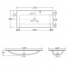 Lavoar OLIM Design, Seria Infinite, 100x46 cm