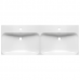 Lavoar dublu OLIM Design, Seria Edge, 120x46 cm
