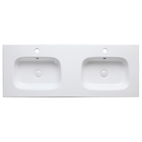Lavoar dublu OLIM Design, Seria Onda, 120x46 cm