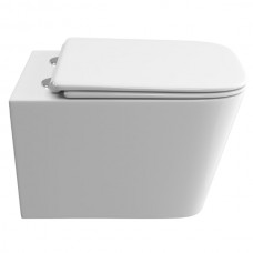 Set vas WC suspendat, OLIM Design, Seria DUE-TOR,  Tornado Ultra Silențios, cu Capac Soft-Close