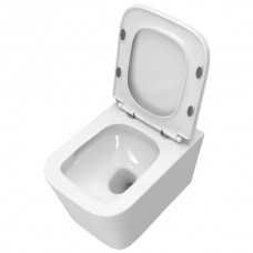 Set vas WC suspendat, OLIM Design, Seria DUE-TOR,  Tornado Ultra Silențios, cu Capac Soft-Close