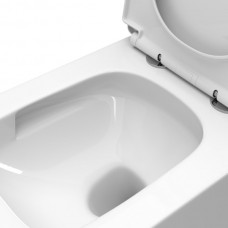 Set vas WC suspendat, OLIM Design, Seria DUE-TOR,  Tornado Ultra Silențios, cu Capac Soft-Close