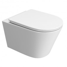 Set vas WC suspendat, OLIM Design, Seria TRE-TOR,  Tornado Ultra Silențios, cu Capac Soft-Close