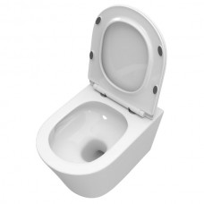 Set vas WC suspendat, OLIM Design, Seria TRE-TOR,  Tornado Ultra Silențios, cu Capac Soft-Close