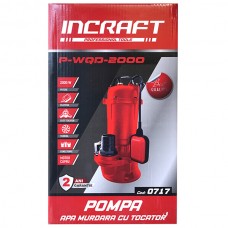 Pompă submersibilă p/u apă murdară 2 kW INCRAFT P-WQD-2000 (cu cuțite)