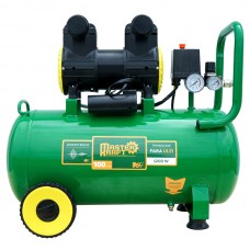 Compresor de aer 50L, 1.2 kW, 2 cilindri, fără ulei MasterKraft LSD-1600W/50 Silențios