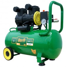 Compresor de aer 50L, 1.2 kW, 2 cilindri, fără ulei MasterKraft LSD-1600W/50 Silențios