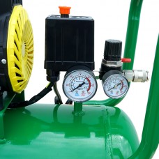 Compresor de aer 50L, 1.2 kW, 2 cilindri, fără ulei MasterKraft LSD-1600W/50 Silențios