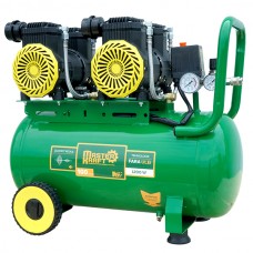 Compresor de aer 50L, 2.4 kW, 4 cilindri, fără ulei MasterKraft LSD-1600W/50/2 Silențios