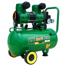 Compresor de aer 24L, 0.7 kW, 2 cilindri, fără ulei MasterKraft LSD-1280W/24 Silențios