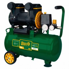 Compresor de aer 50L, 1.2 kW, 2 cilindri, fără ulei MasterKraft LSD-1600W/50 Silențios