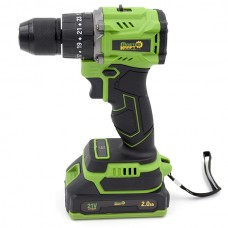 Mașină de găurit și înșurubat cu percuție cu acumulator 21V Master Kraft MDK-21UBL (Brushless)