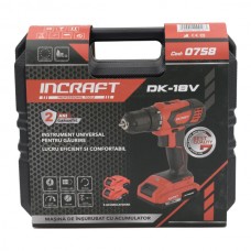 Mașină de înșurubat cu acumulator INCRAFT DK-18V